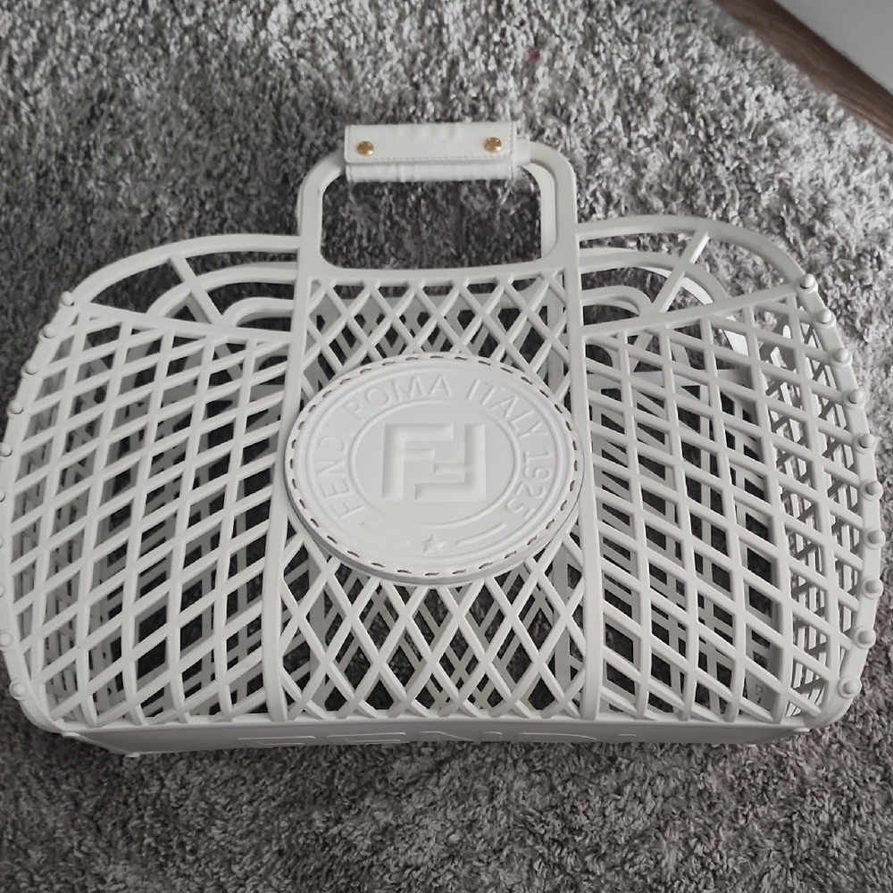 Fendi's Playful Summertime "BASKET" Handbag Is Made from Recycled Plastic